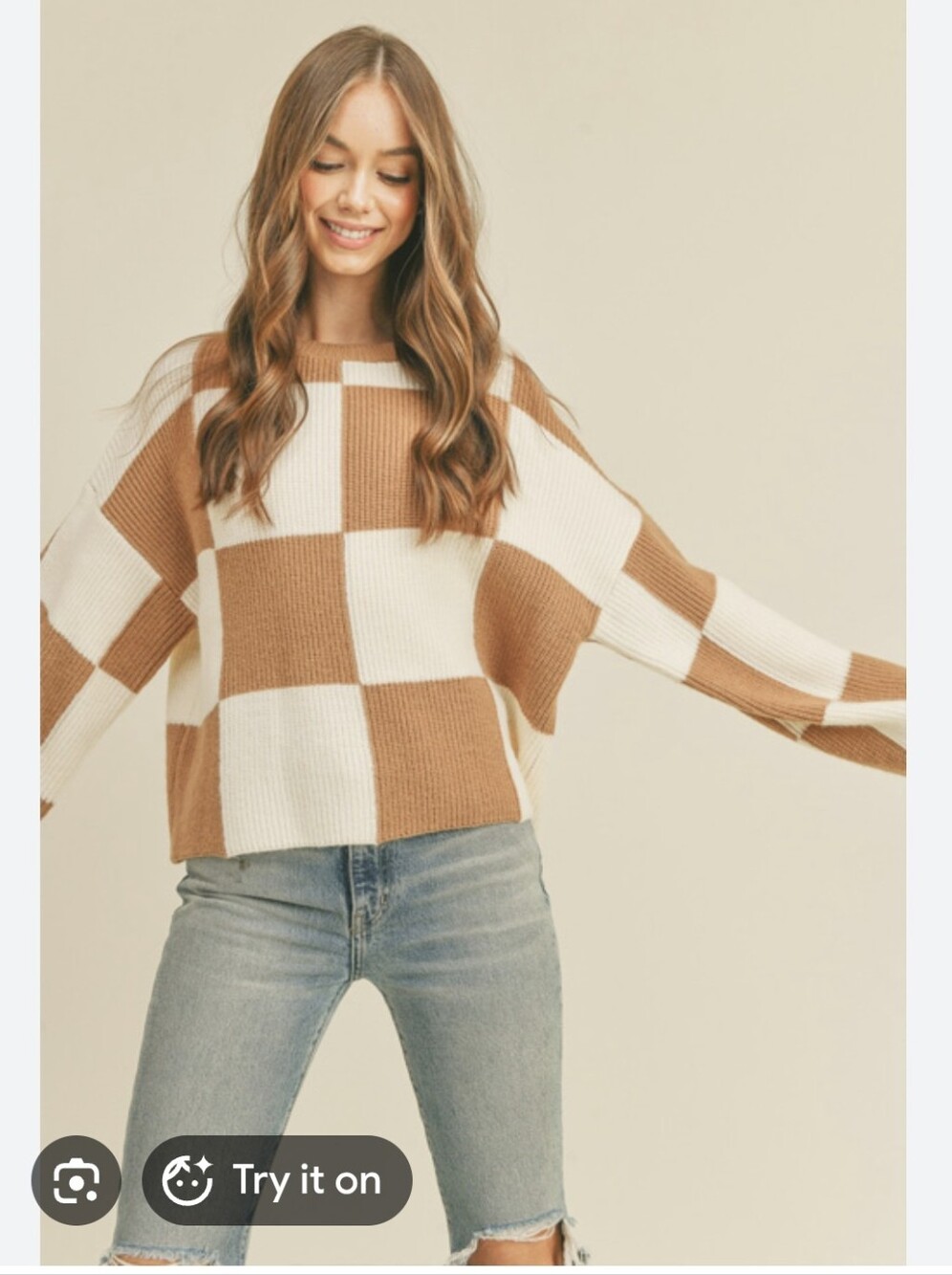 &Merci Oversized Crop Block